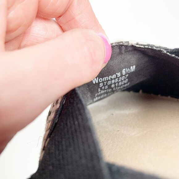 Sperry Top-Sider Women's Katama Cape Ballet Flat in Black/White Tribal Print 6.5 - Picture 10 of 11